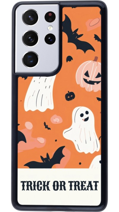 Samsung Galaxy S21 Ultra 5G Case Hülle - Halloween 2025 Trick treat