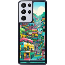 Samsung Galaxy S21 Ultra 5G Case Hülle - Medellin Comuna 13 Kunst