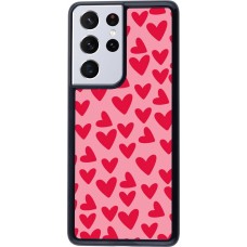 Samsung Galaxy S21 Ultra 5G Case Hülle - Mom 2024 kleine Herzen