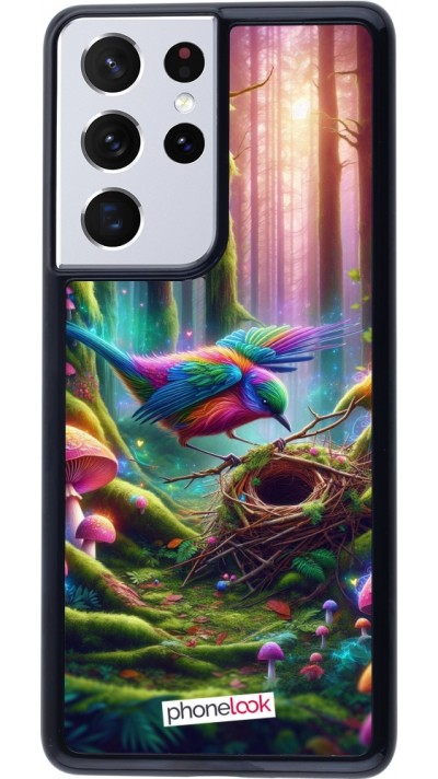 Samsung Galaxy S21 Ultra 5G Case Hülle - Vogel Nest Wald