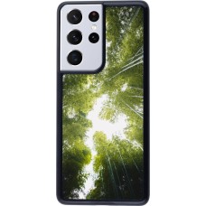 Samsung Galaxy S21 Ultra 5G Case Hülle - Spring 23 forest blue sky