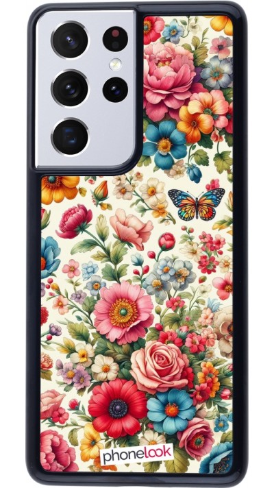 Samsung Galaxy S21 Ultra 5G Case Hülle - Spring 25 fruehling bluetend