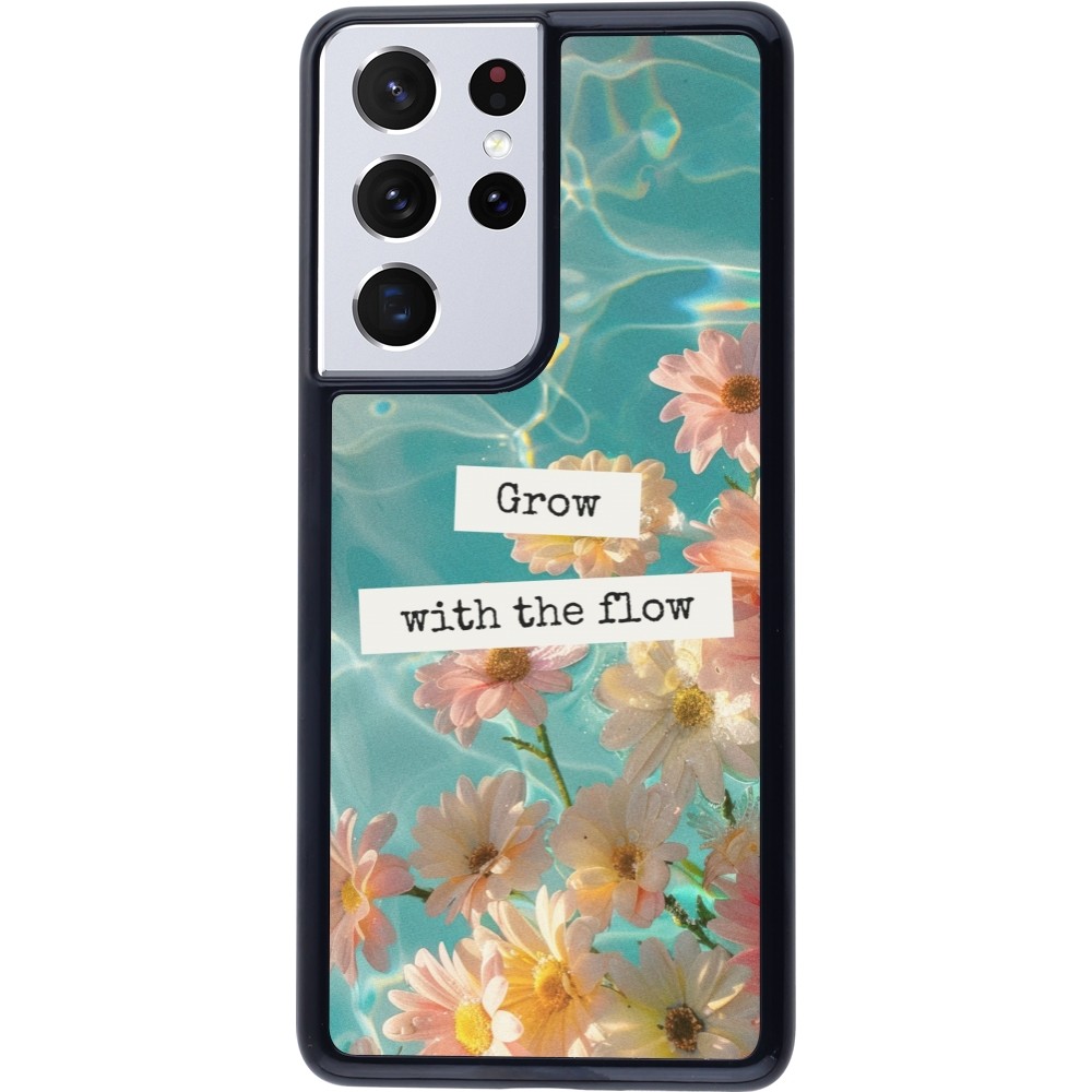 Samsung Galaxy S21 Ultra 5G Case Hülle - Summer 2025 Grow with the flow