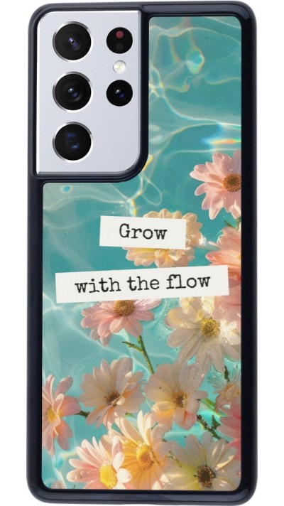 Samsung Galaxy S21 Ultra 5G Case Hülle - Summer 2025 Grow with the flow