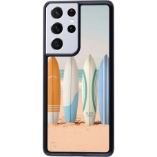 Samsung Galaxy S21 Ultra 5G Case Hülle - Summer surfboard 2025