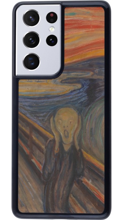Coque Samsung Galaxy S21 Ultra 5G - Tableau art - Le Cri - Edvard Munch