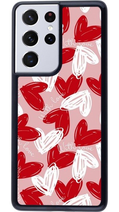 Samsung Galaxy S21 Ultra 5G Case Hülle - Valentine 2024 with love heart