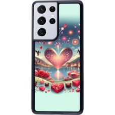 Samsung Galaxy S21 Ultra 5G Case Hülle - Valentin 2025 Schick