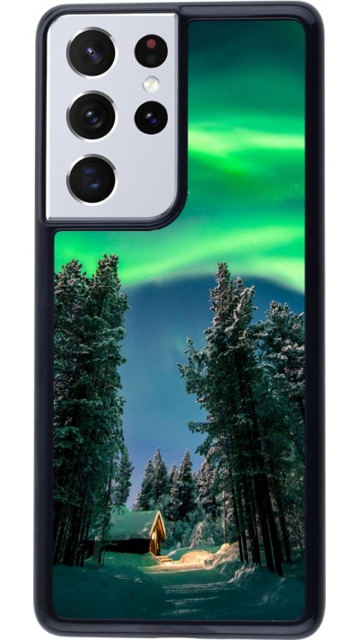 Samsung Galaxy S21 Ultra 5G Case Hülle - Winter 22 Northern Lights
