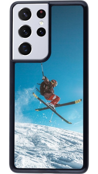 Samsung Galaxy S21 Ultra 5G Case Hülle - Winter 22 Ski Jump