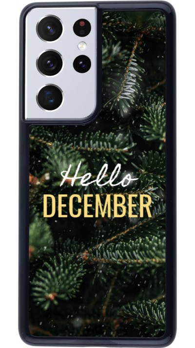 Samsung Galaxy S21 Ultra 5G Case Hülle - Winter 25 Winter hello december