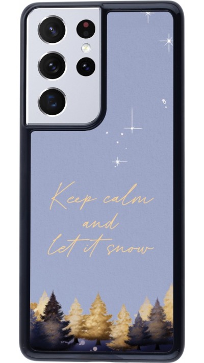 Samsung Galaxy S21 Ultra 5G Case Hülle - Winter 25 Winter illustration of trees