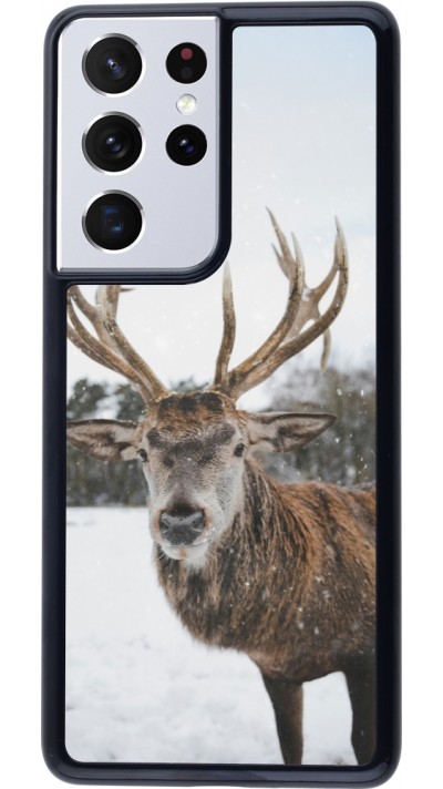 Samsung Galaxy S21 Ultra 5G Case Hülle - Winter 25 Winter reindeer
