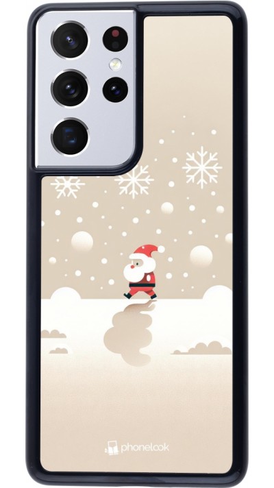 Samsung Galaxy S21 Ultra 5G Case Hülle - Weihnachten 2023 Minimalistischer Weihnachtsmann