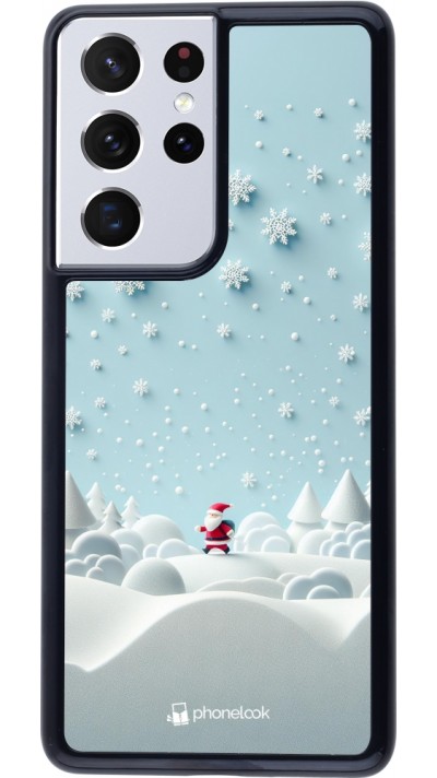 Samsung Galaxy S21 Ultra 5G Case Hülle - Weihnachten 2023 Kleiner Vater Schneeflocke