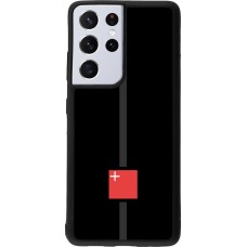 Samsung Galaxy S21 Ultra 5G Case Hülle - Silikon schwarz Kanton SZ schwarz