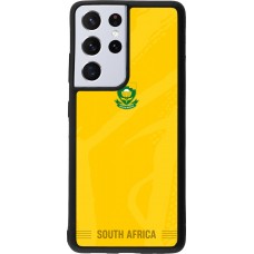 Samsung Galaxy S21 Ultra 5G Case Hülle - Silikon schwarz Südafrika 2026 personalisierbares Fussballtrikot
