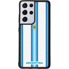 Samsung Galaxy S21 Ultra 5G Case Hülle - Silikon schwarz Argentinien 2026 personalisierbares Fussballtrikot
