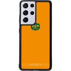 Samsung Galaxy S21 Ultra 5G Case Hülle - Silikon schwarz Australien 2026 personalisierbares Fussballtrikot