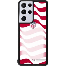 Samsung Galaxy S21 Ultra 5G Case Hülle - Silikon schwarz Vereinigten Staaten 2026 personalisierbares Fussballtrikot