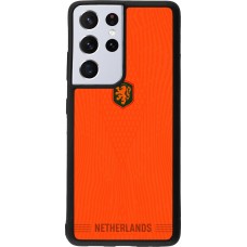 Samsung Galaxy S21 Ultra 5G Case Hülle - Silikon schwarz Niederlande 2026 personalisierbares Fussballtrikot