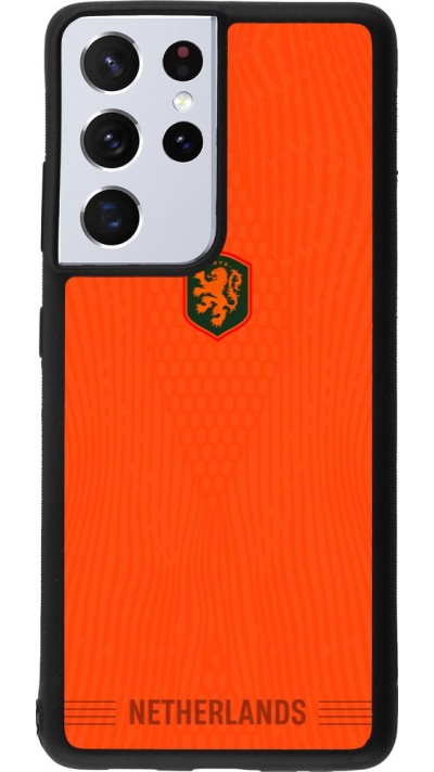 Samsung Galaxy S21 Ultra 5G Case Hülle - Silikon schwarz Niederlande 2026 personalisierbares Fussballtrikot