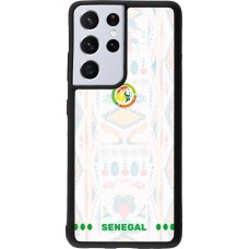 Samsung Galaxy S21 Ultra 5G Case Hülle - Silikon schwarz Senegal 2026 personalisierbares Fussballtrikot