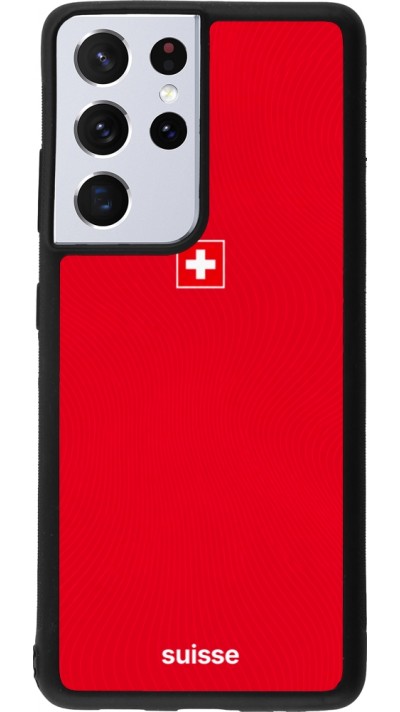 Samsung Galaxy S21 Ultra 5G Case Hülle - Silikon schwarz Schweiz 2026 personalisierbares Fussballtrikot