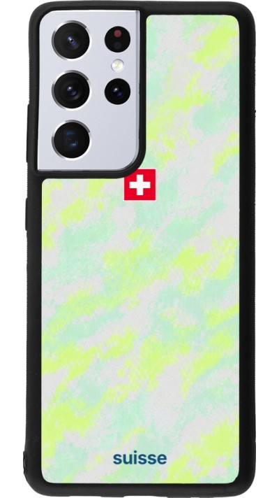 Samsung Galaxy S21 Ultra 5G Case Hülle - Silikon schwarz Schweiz Away 2026 personalisierbares Fussballtrikot