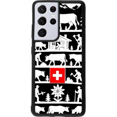 Samsung Galaxy S21 Ultra 5G Case Hülle - Silikon schwarz Poya Schweiz 1 schwarz