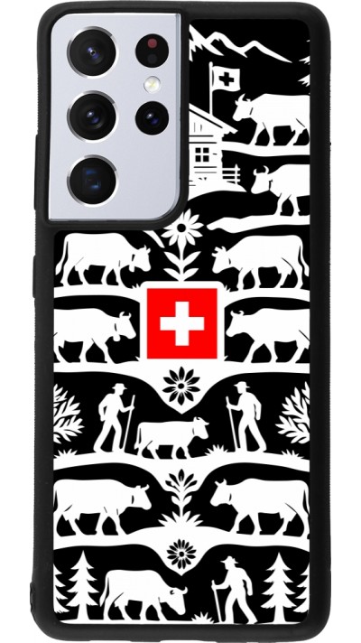 Samsung Galaxy S21 Ultra 5G Case Hülle - Silikon schwarz Poya Schweiz 3 schwarz
