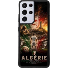 Samsung Galaxy S21 Ultra 5G Case Hülle - Silikon schwarz Fussball Algerien splash 2026