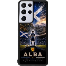 Samsung Galaxy S21 Ultra 5G Case Hülle - Silikon schwarz Fussball Schottland splash 2026