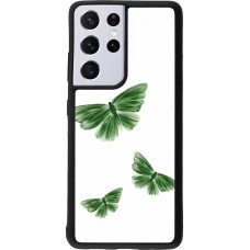Samsung Galaxy S21 Ultra 5G Case Hülle - Silikon schwarz Butterflies 2026