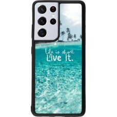 Hülle Samsung Galaxy S21 Ultra 5G - Silikon schwarz Summer 18 24