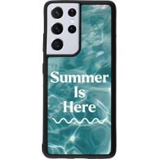 Samsung Galaxy S21 Ultra 5G Case Hülle - Silikon schwarz Summer 2025 Summer is here