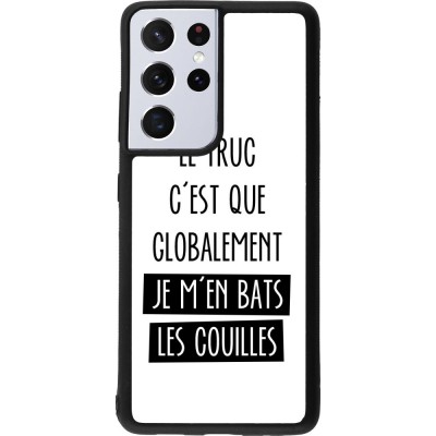Hülle Samsung Galaxy S21 Ultra 5G - Silikon schwarz Le truc globalement bats les couilles