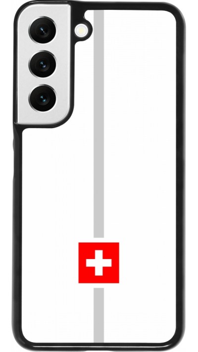 Coque Samsung Galaxy S22 - Canton CH blanc