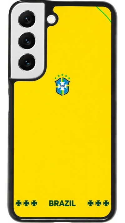 Samsung Galaxy S22 Case Hülle - Brasilien 2026 personalisierbares Fussballtrikot
