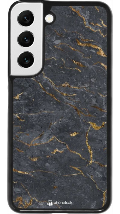 Hülle Samsung Galaxy S22 - Grey Gold Marble