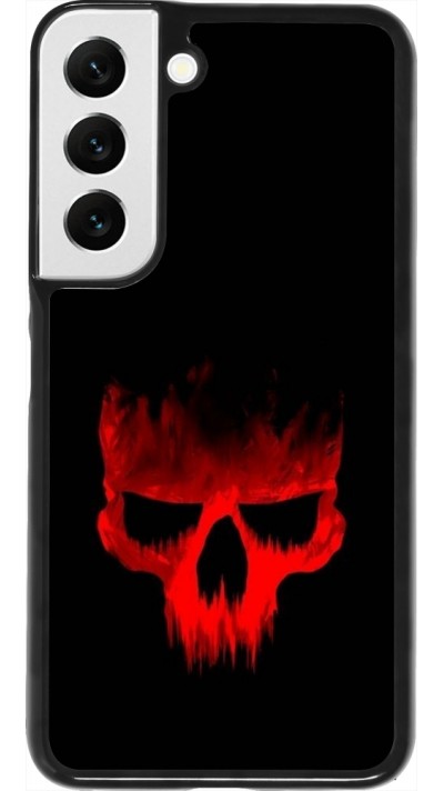 Samsung Galaxy S22 Case Hülle - Halloween 2023 scary skull