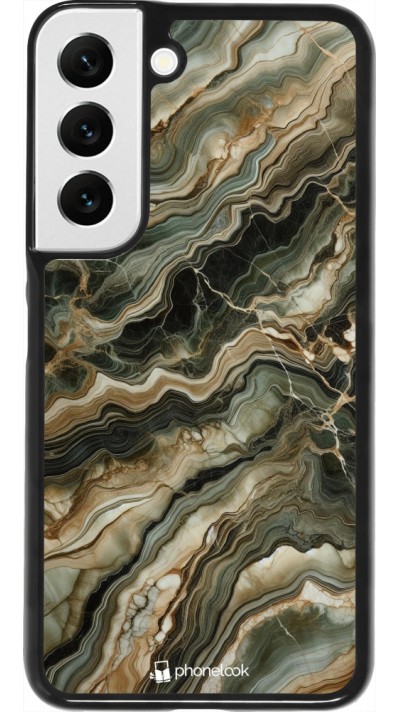 Samsung Galaxy S22 Case Hülle - Oliv Marmor