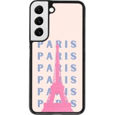 Samsung Galaxy S22 Case Hülle - Paris Pink Print