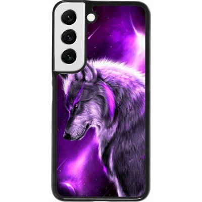 Hülle Samsung Galaxy S22 - Purple Sky Wolf