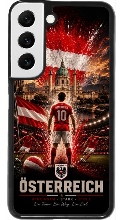 Samsung Galaxy S22 Case Hülle - Fussball Österreich splash 2026
