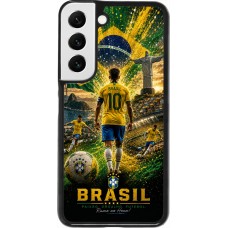 Samsung Galaxy S22 Case Hülle - Fussball Brasilien splash 2026