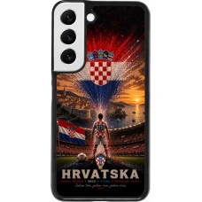 Samsung Galaxy S22 Case Hülle - Fussball Kroatien splash 2026