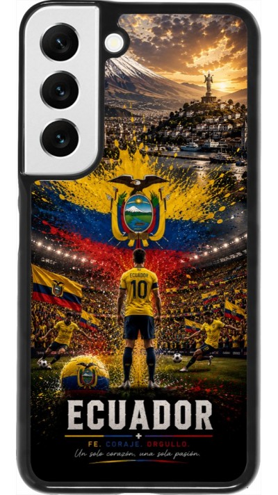 Samsung Galaxy S22 Case Hülle - Fussball Ecuador splash 2026