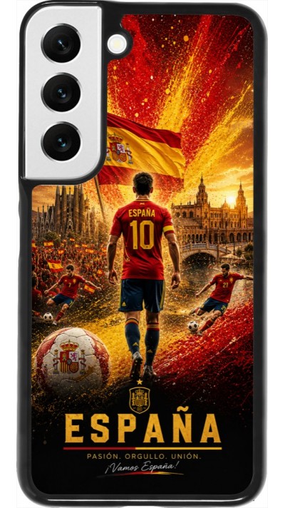 Samsung Galaxy S22 Case Hülle - Fussball Espanien splash 2026