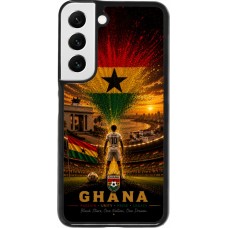 Samsung Galaxy S22 Case Hülle - Fussball Ghana splash 2026